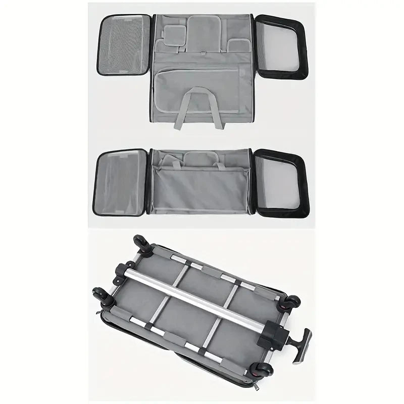 Sac de Transport à Roulettes pour Chat Extra-large Pliant
