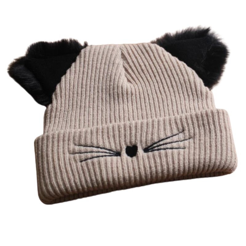 Bonnet Oreilles de Chat & Moustaches