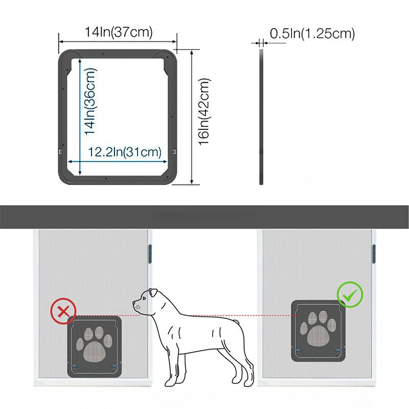 Chatière Porte Moustiquaire