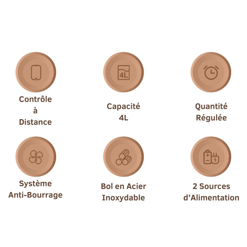 Distributeur de Croquettes pour Chat Programmable