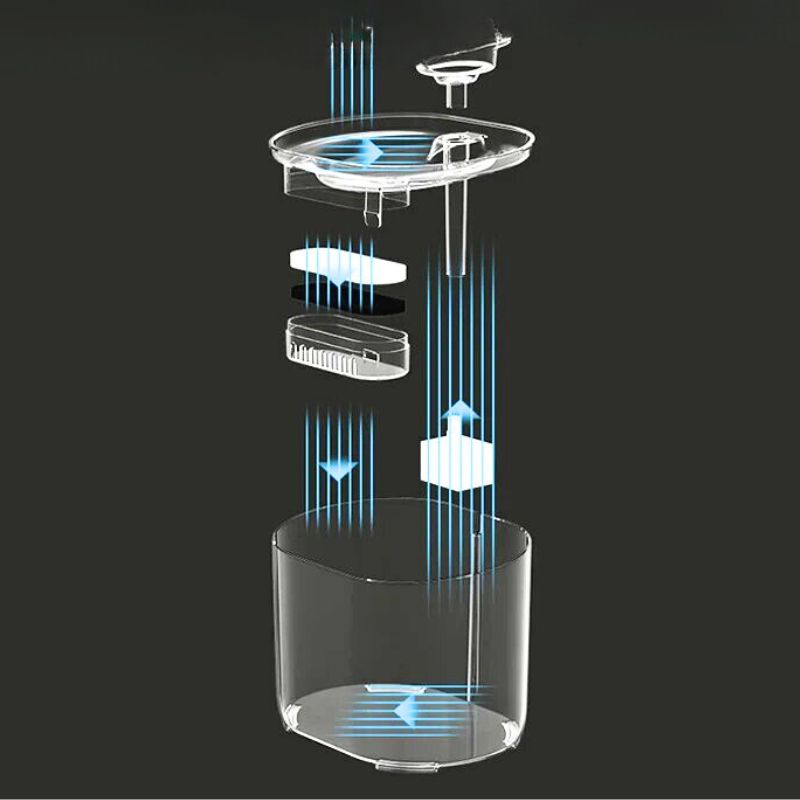 Fontaine à Eau pour Chat Détecteur de Mouvement