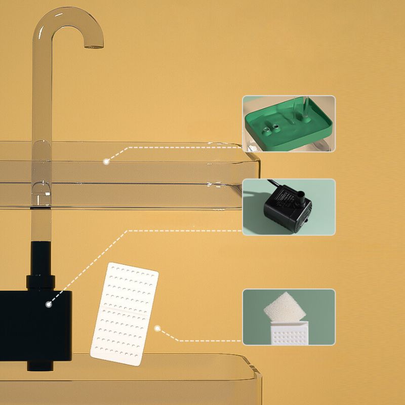 Fontaine à Eau pour Chat Transparente