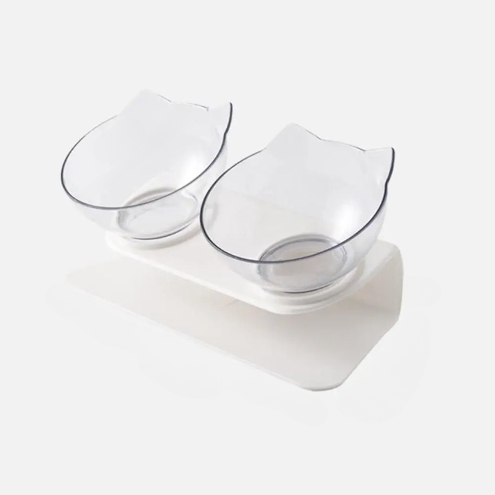 Gamelles Chat Antidérapantes à Double Bols