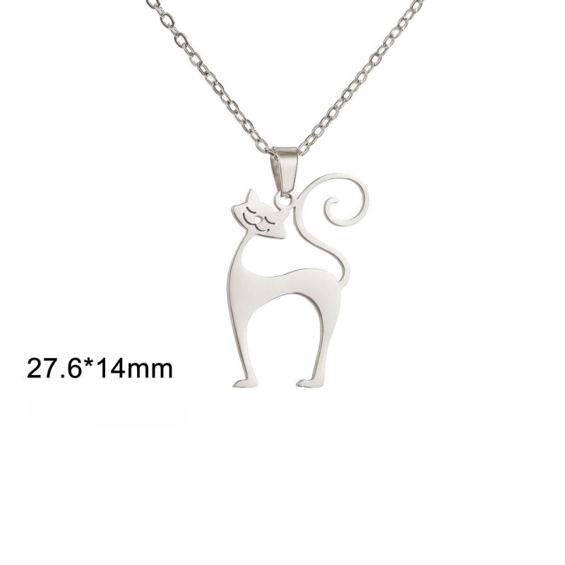 Pendentif Chat Élégant