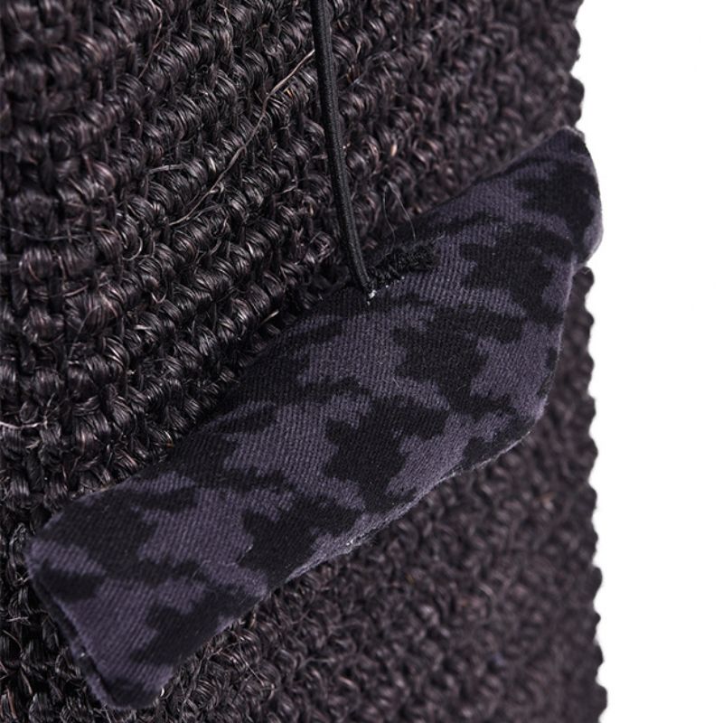 Poteau griffoir large noir design luxe épuré