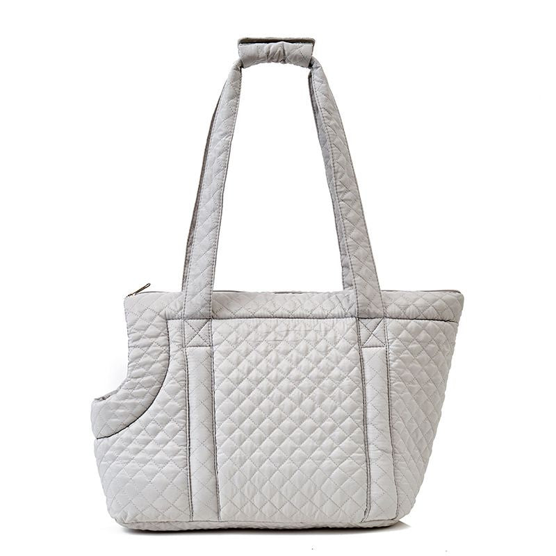 Sac-de-Transport-pour-Chat-Confortable-tissu-gris
