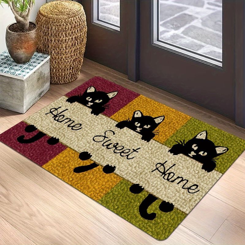 Tapis Chat "Home Sweet Home"