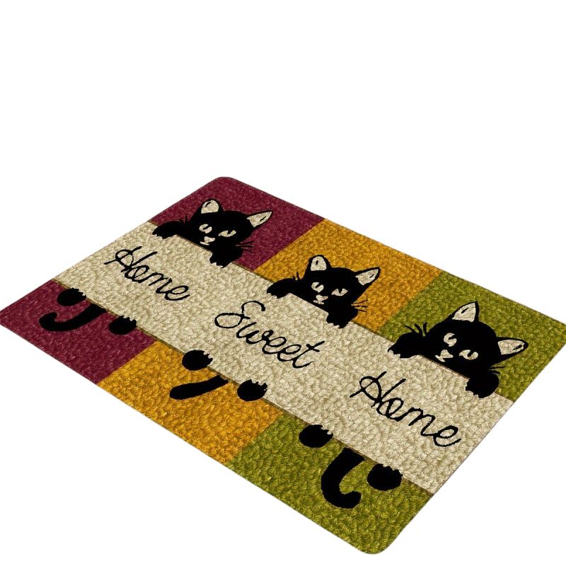 Tapis Chat "Home Sweet Home"