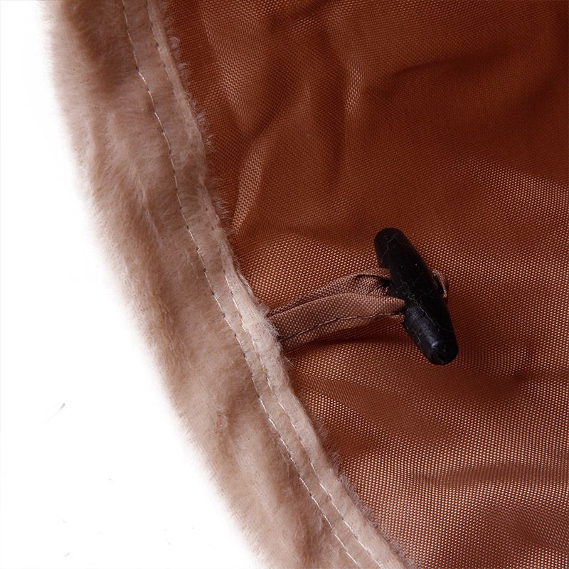 Tunnel XXL beige en tissu durable pour chat