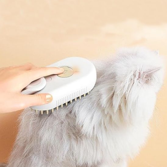Brosse pour chat à vapeur 3 pliable et rechargeable