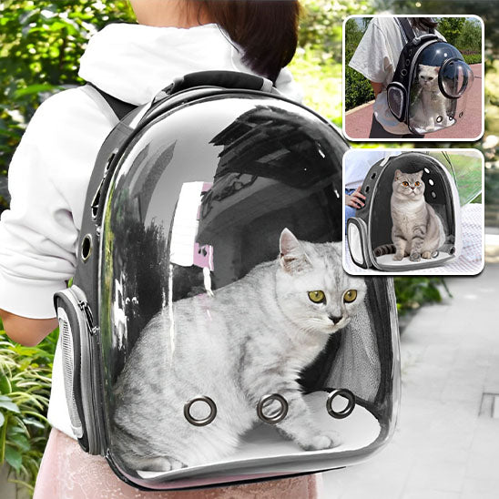 Sac à dos pour chat hublot