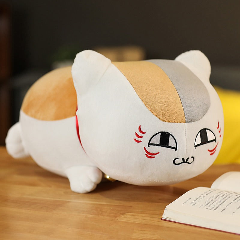 Peluche chat oreiller kawaii