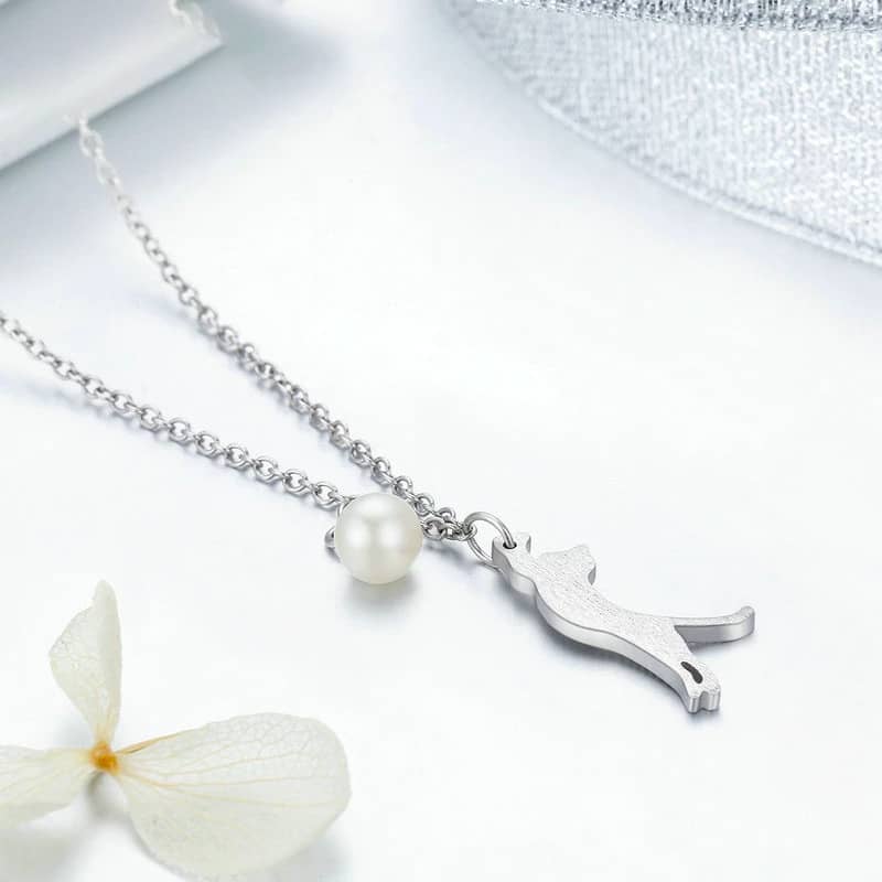 L'ascension félinne - Pendentif pour femme