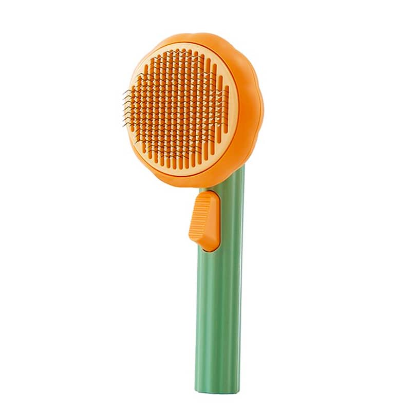 Brosse pour chat en forme de citrouille