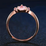 Bague Chat Or Rose