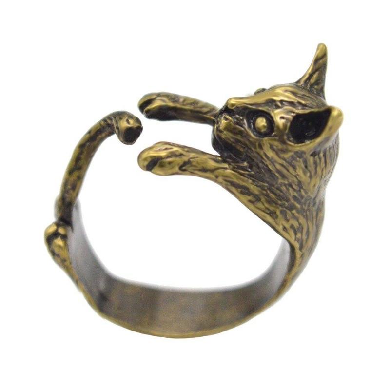 Bague Chat Vintage