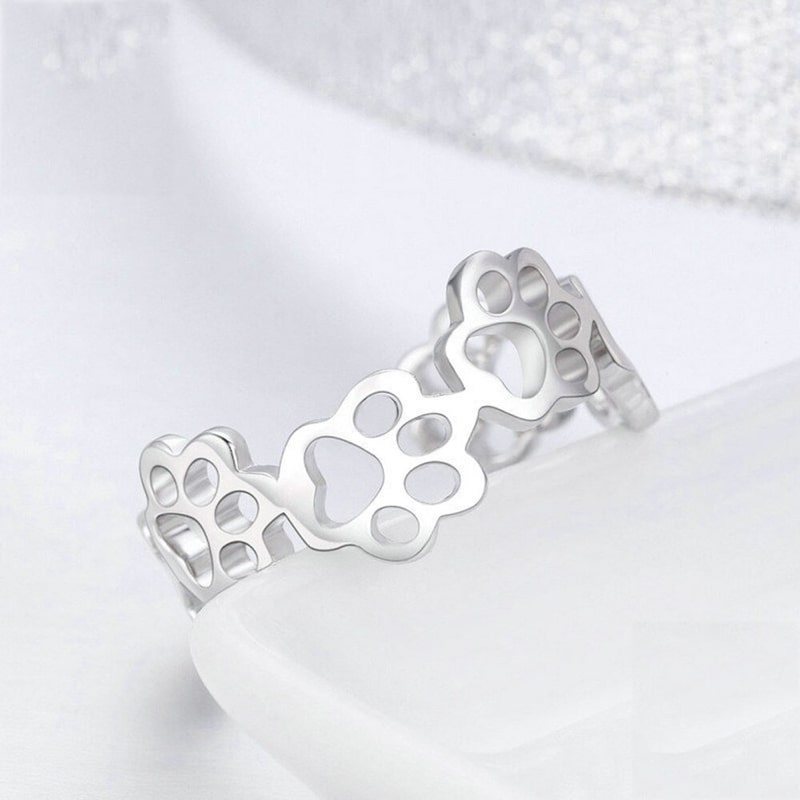 Bague Pattes Chat
