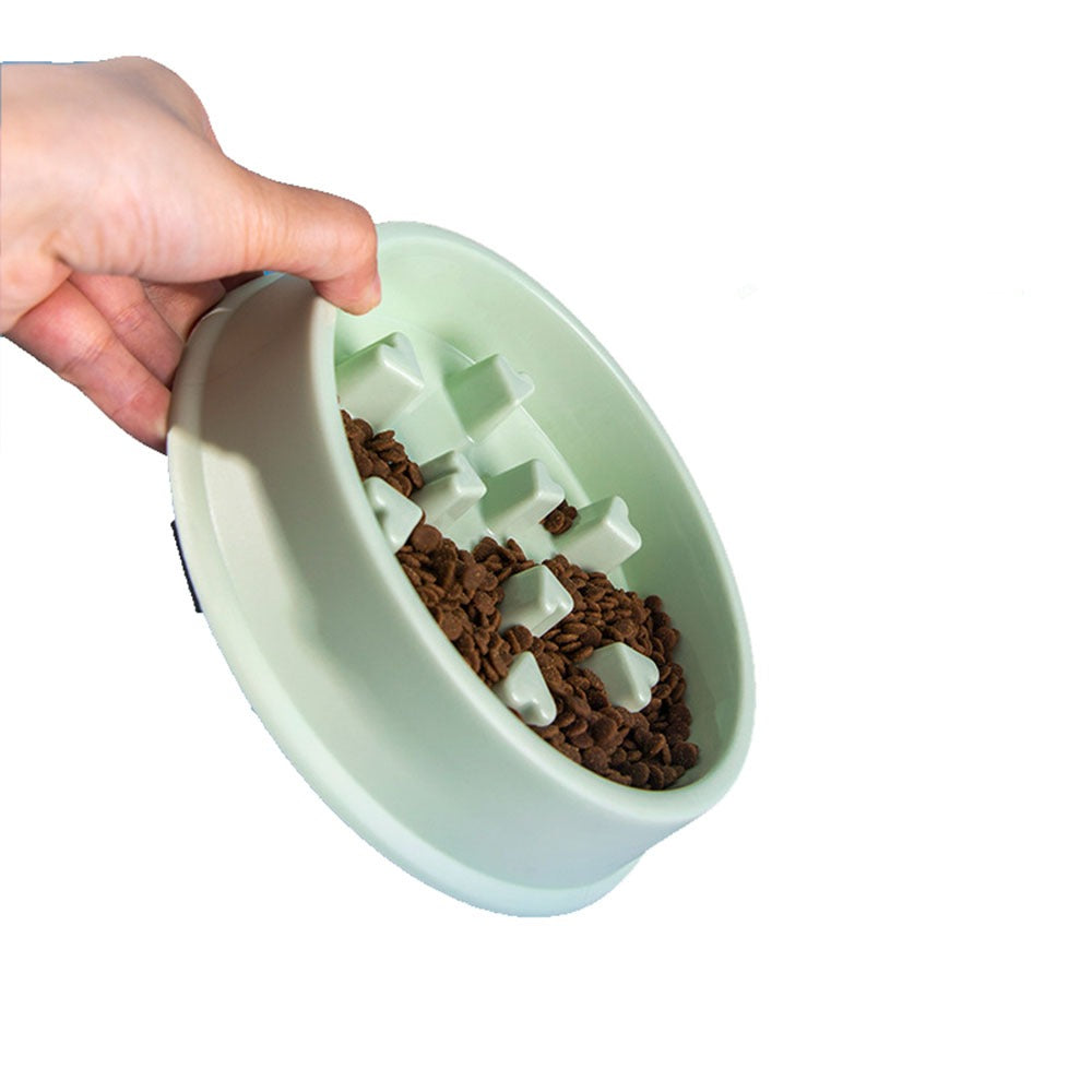 Gamelle anti glouton chat petit coeur