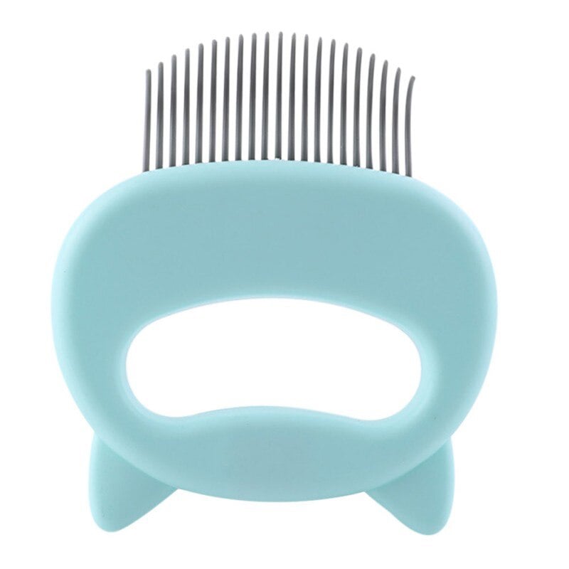 CleanCat™ Brosse Pour Chats et Chatons aux Poils Longs et Courts Bleue Verte