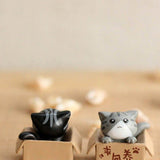 Chat Japonais Figurine 4 Chatons