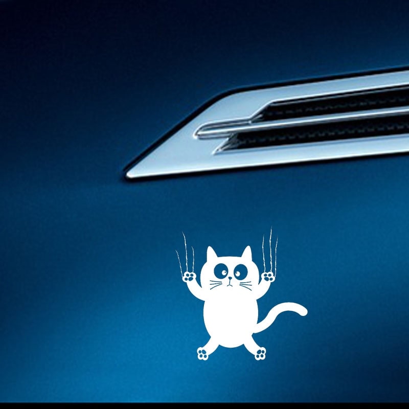 Sticker Chat Petite Griffe (Voiture)