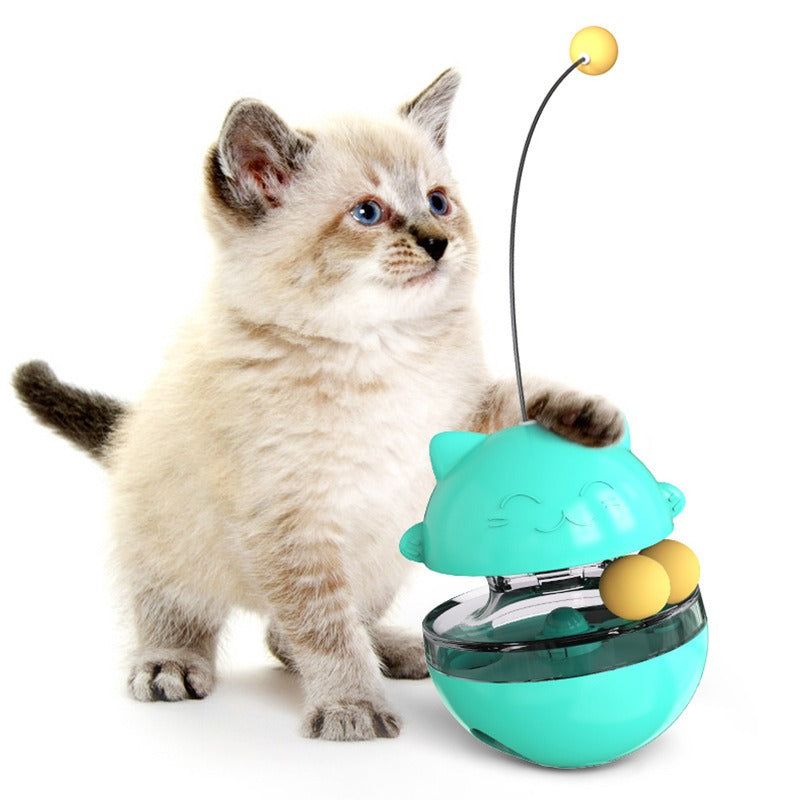 Jouet interactif pour chat distributeur de friandise