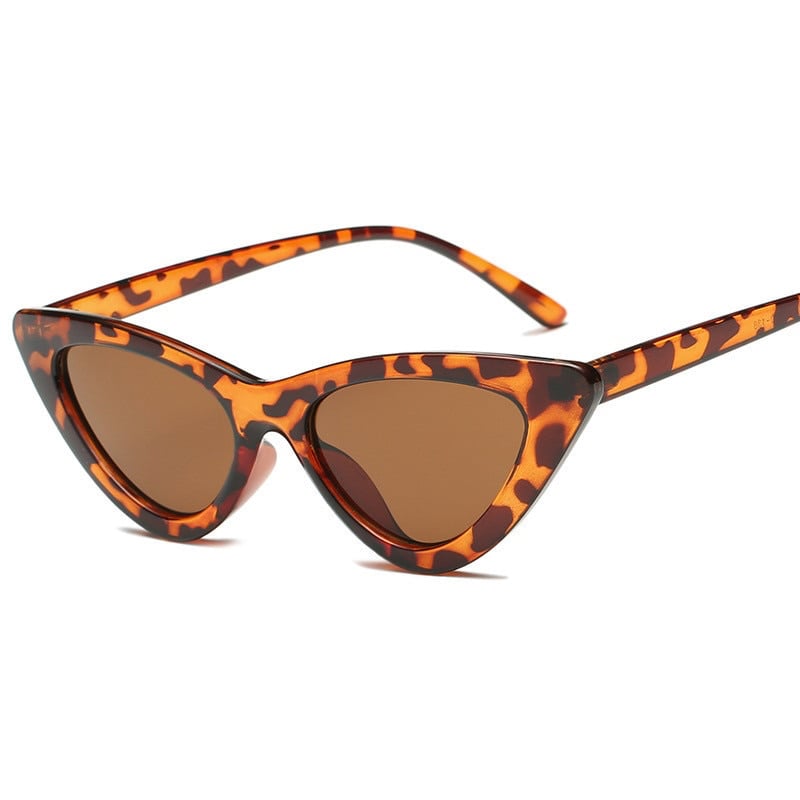 Lunette de Soleil Femme Yeux Chat Léopard