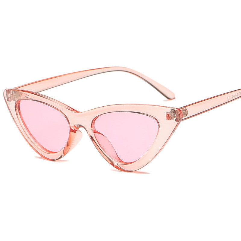 Lunette de Soleil Femme Yeux Chat Rose