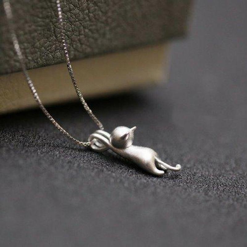 Pendentif Chat Argent