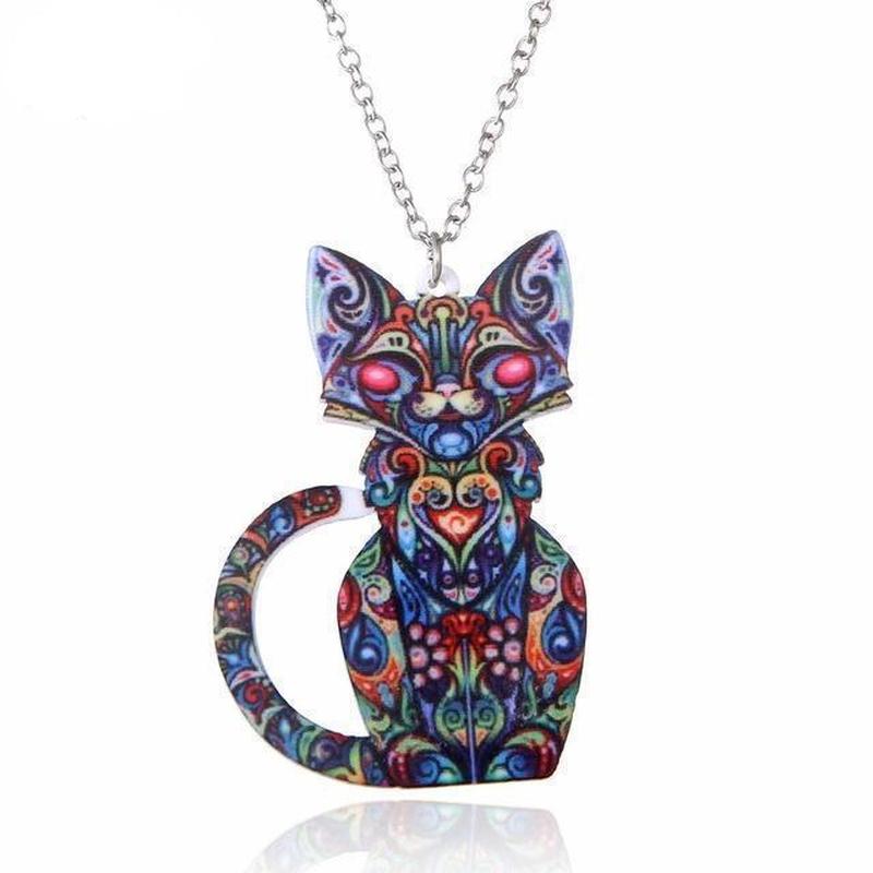 Pendentif Chat Boho