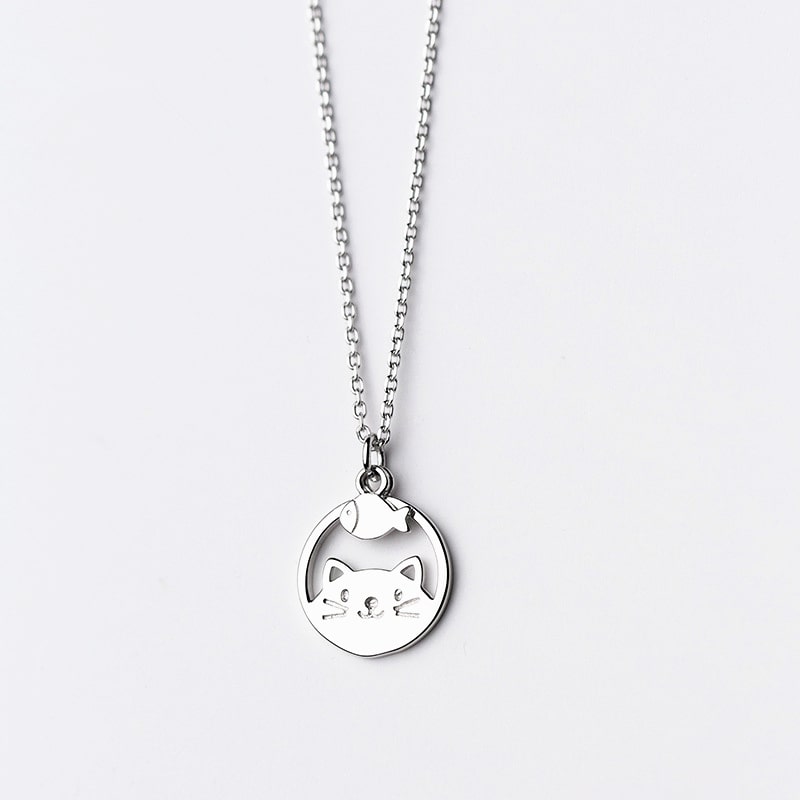 Pendentif Chat Poisson