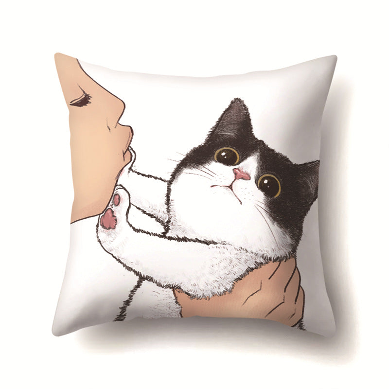 Coussin chat décorative