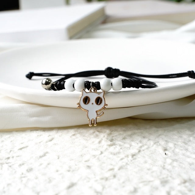 Bracelet chat avec cloche