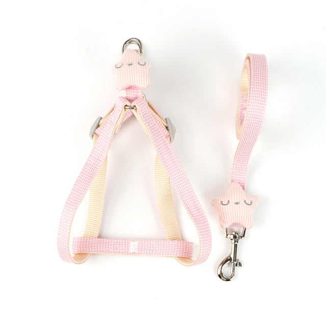 Harnais pour chat avec étoile