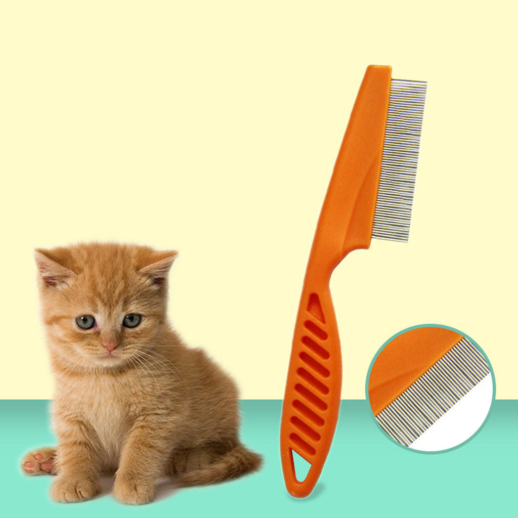 Brosse pour chat anti-puces