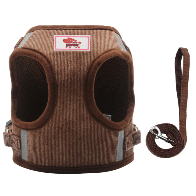 Harnais chat réglable respirant