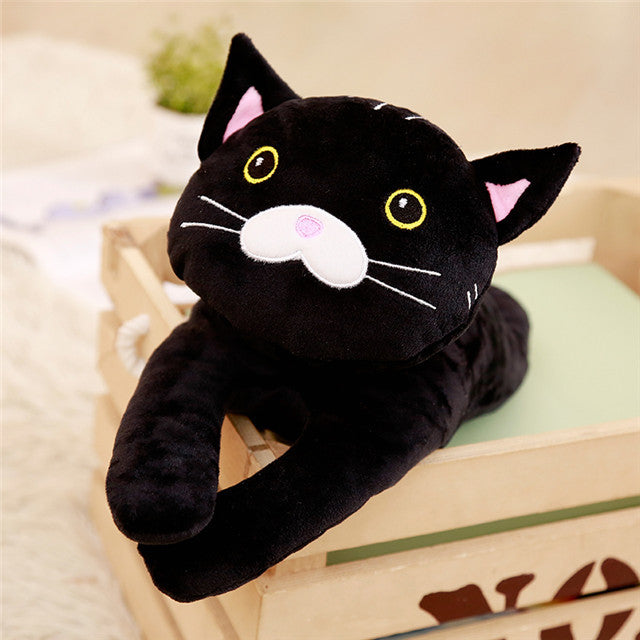Peluche chat noir pour enfant