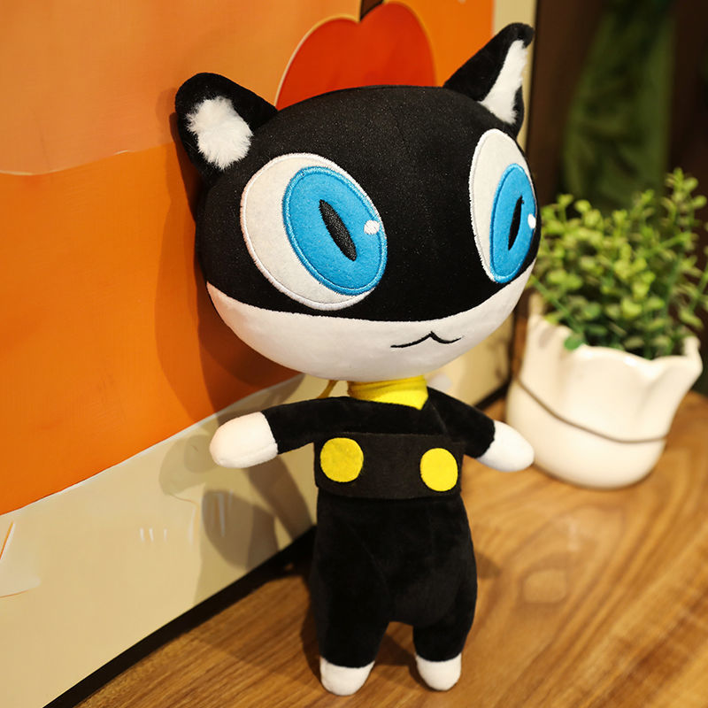Peluche chat noir Morgana