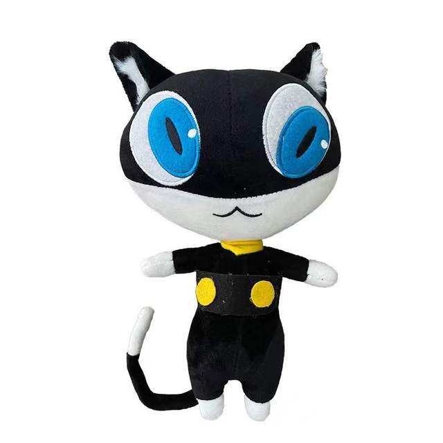 Peluche chat noir Morgana