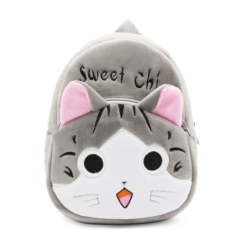 Sac a clearance dos peluche chat