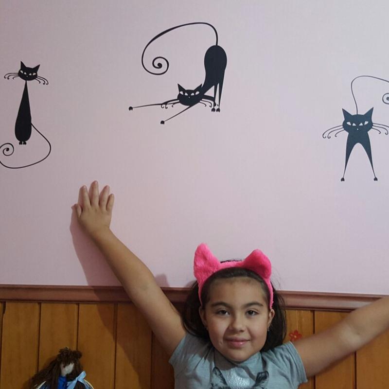 Stickers Muraux Chat Noir