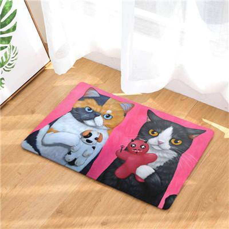 Tapis de Sol Motif Chat Calico