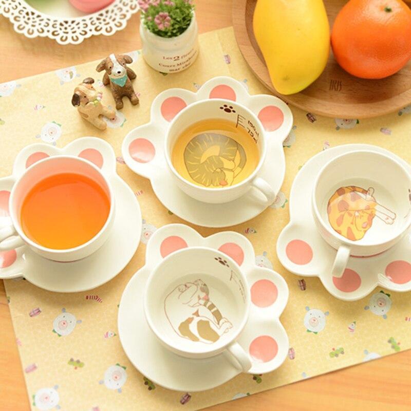 Tasse Chat Porcelaine