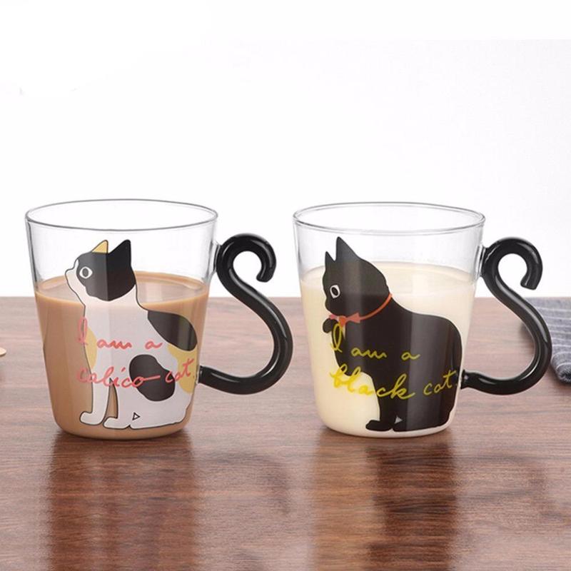 Tasse Chat Transparente