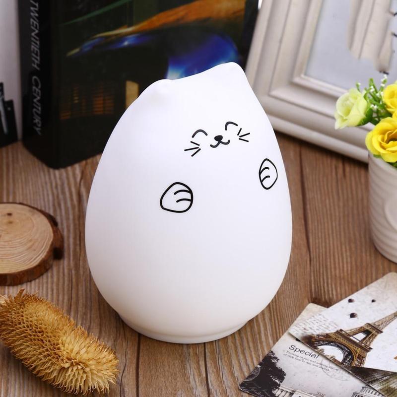 Veilleuse Chat LED
