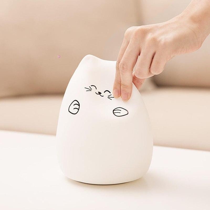 Veilleuse Chat LED