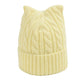 Bonnet Oreilles de Chat Fourrure
