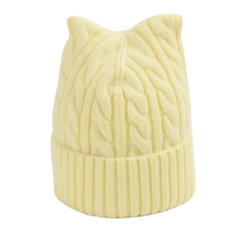 Bonnet Oreilles de Chat Fourrure