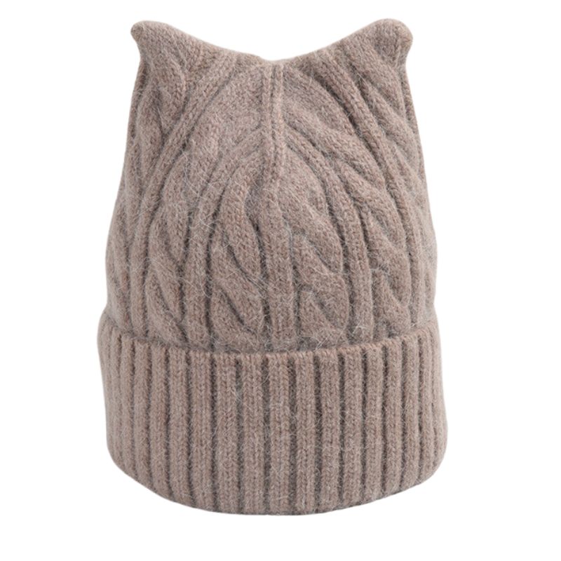 Bonnet Oreilles de Chat Fourrure