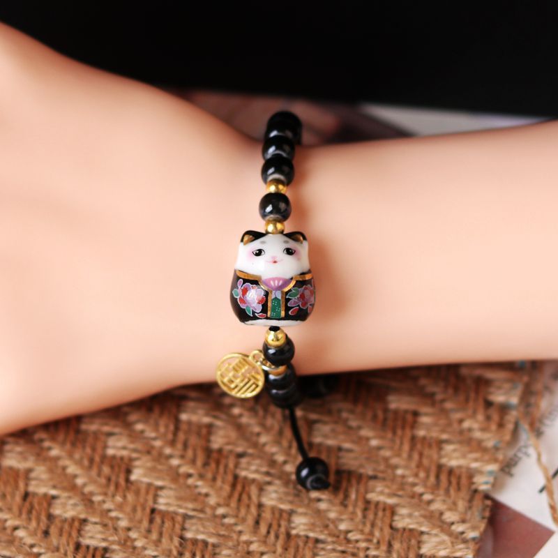 Bracelet Chat Porte Bonheur